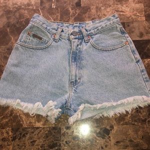 Calvin Klein High-Waisted Denim Shorts